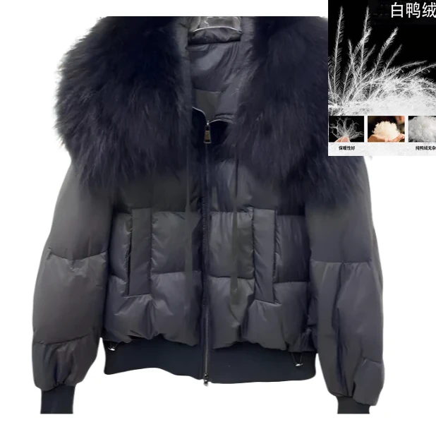 【羽绒服】冬季保暖厚款宽松羽绒外套百搭女装2209[SX]J