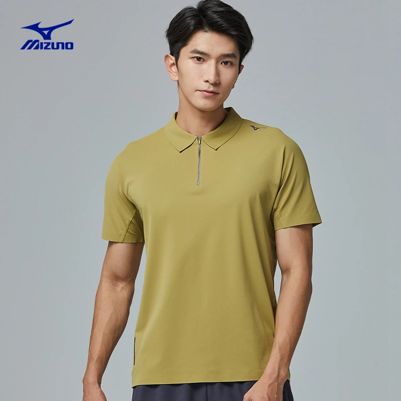 Mizuno美津浓男子防晒运动翻领短袖POLO衫ESSENTIAL系列K2CA31A8