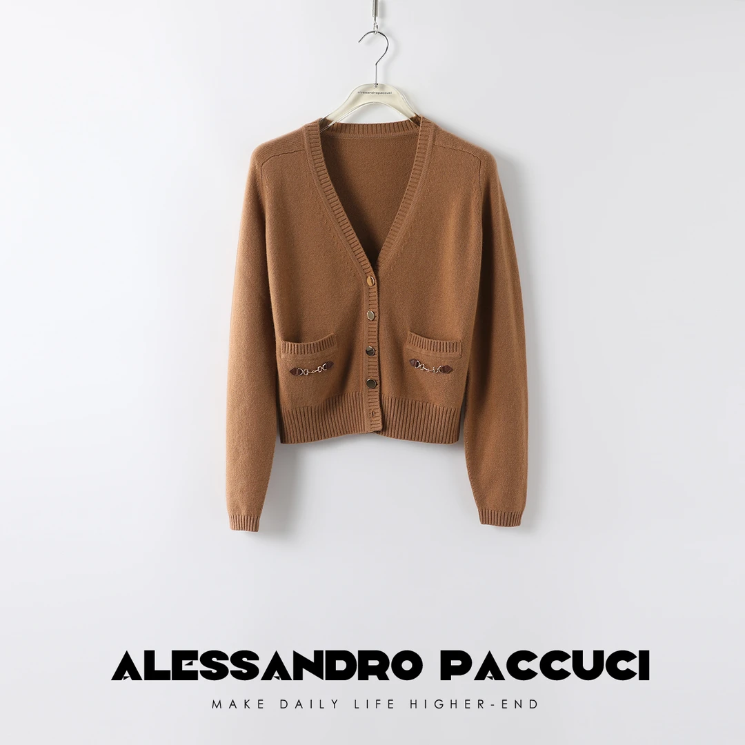 AP洛哥23208X口碑经典羊绒羊毛 GU*CI同款针织衫