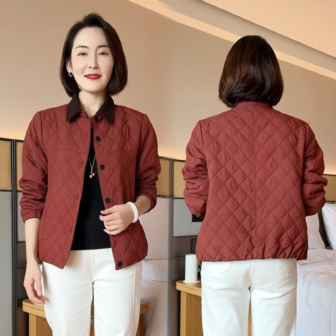 2025冬季新款气质时尚百搭减龄洋气保暖秋冬韩版休闲棉衣外套棉服