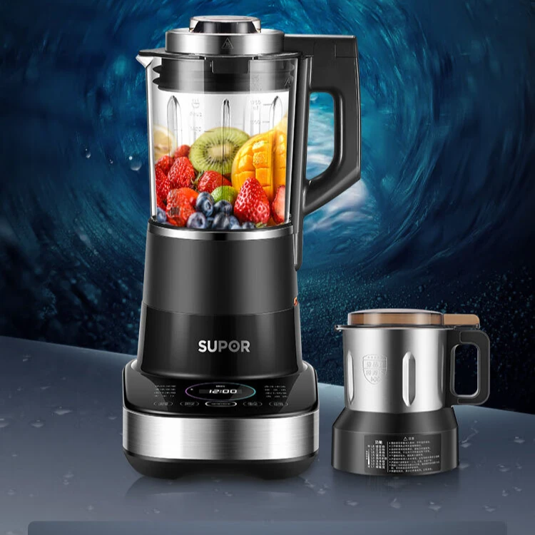 苏泊尔低音破壁机豆浆研磨粉榨汁料理辅食机智能预约可拆洗 SP65S