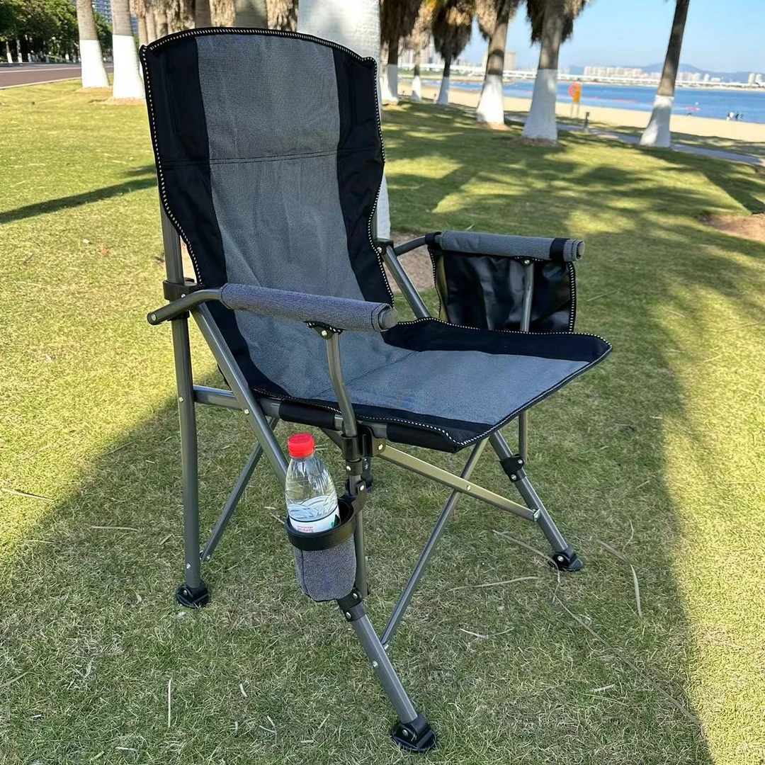 户外折叠凳子便携式钓鱼椅子靠背椅休闲椅沙滩椅垂钓椅露营筏钓椅