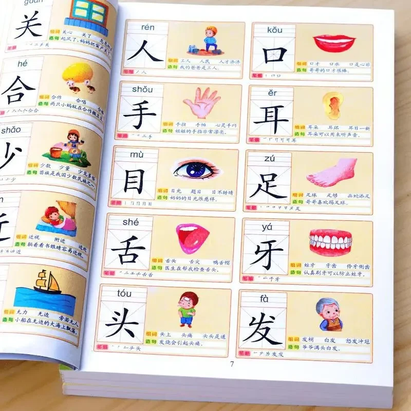 识字大王3000字幼儿园认字书3到6岁学前汉字启蒙早教认字神器儿童