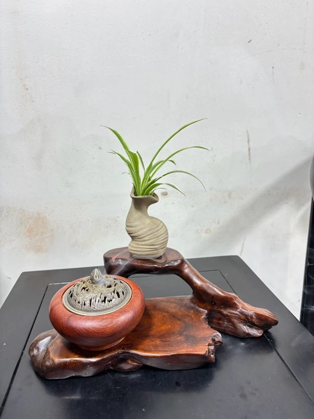 木制两层小摆台创意