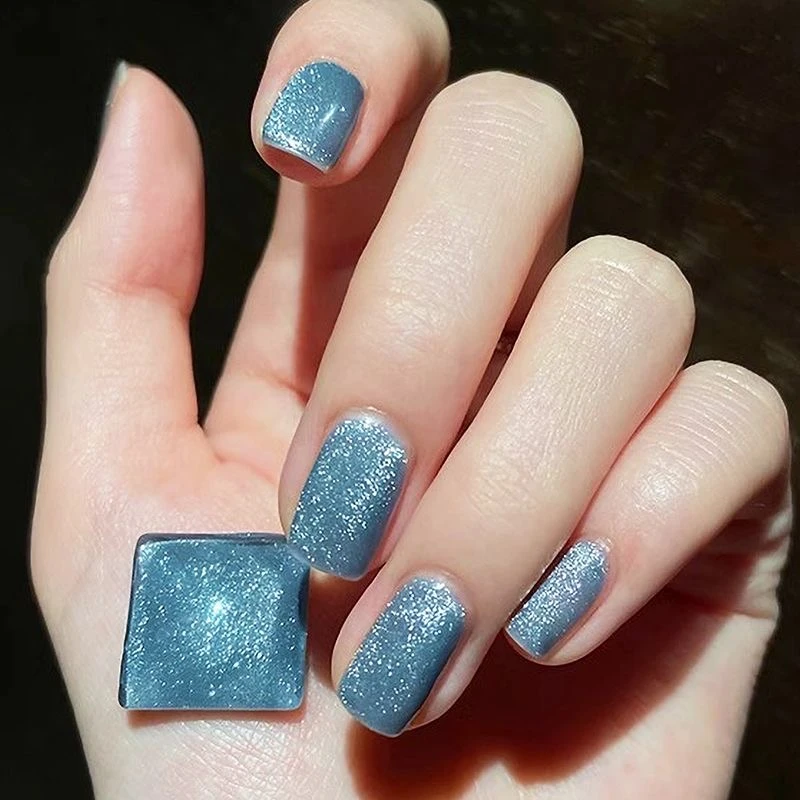 2025新款免烤微胶快干指甲油持久留香多巴胺显白学生~04无边月光