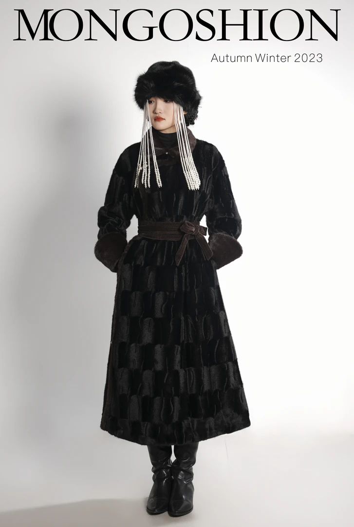 MXL-1110 民族风情侣款皮毛一体长袍