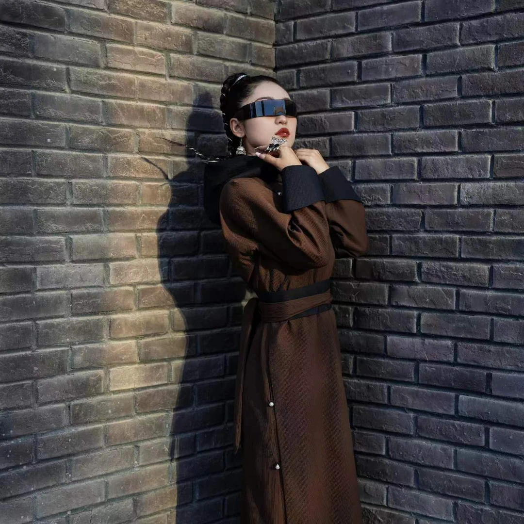 QY-39男QY-40女情侣款民族风百搭时尚街拍情侣长袍长袖