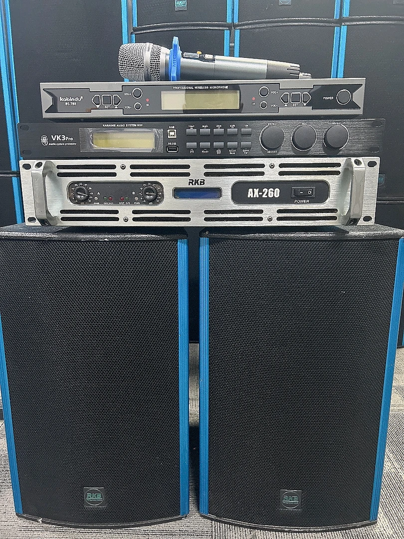 9新 不包邮 RKB10寸专业音响4件套