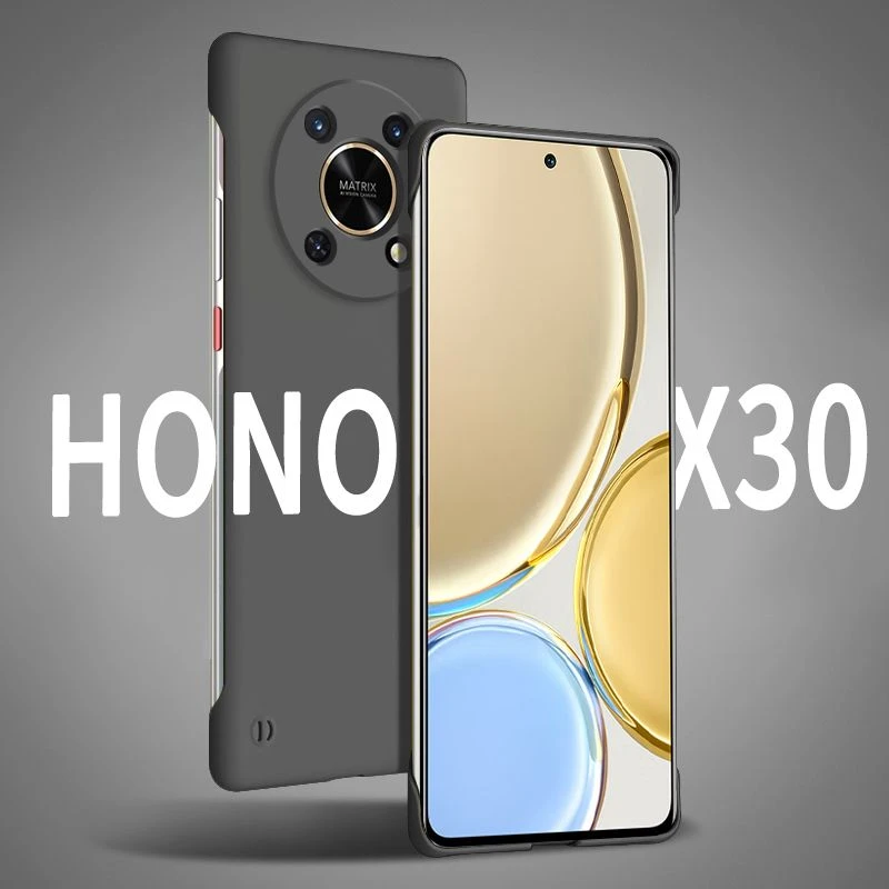 适用于荣耀X30手机壳无边框亲肤裸机超薄散热防摔保护套