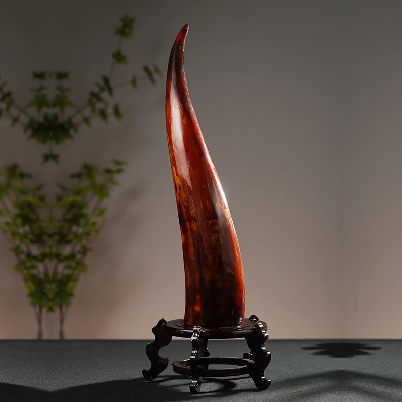 天然牦牛角运势客厅书房玄关办公室招财家居装饰品送开业礼品