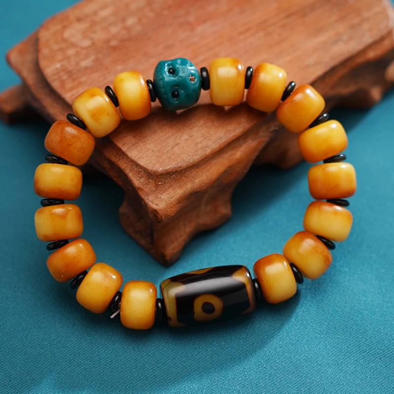 民族风阿呆手串双圈手持手工