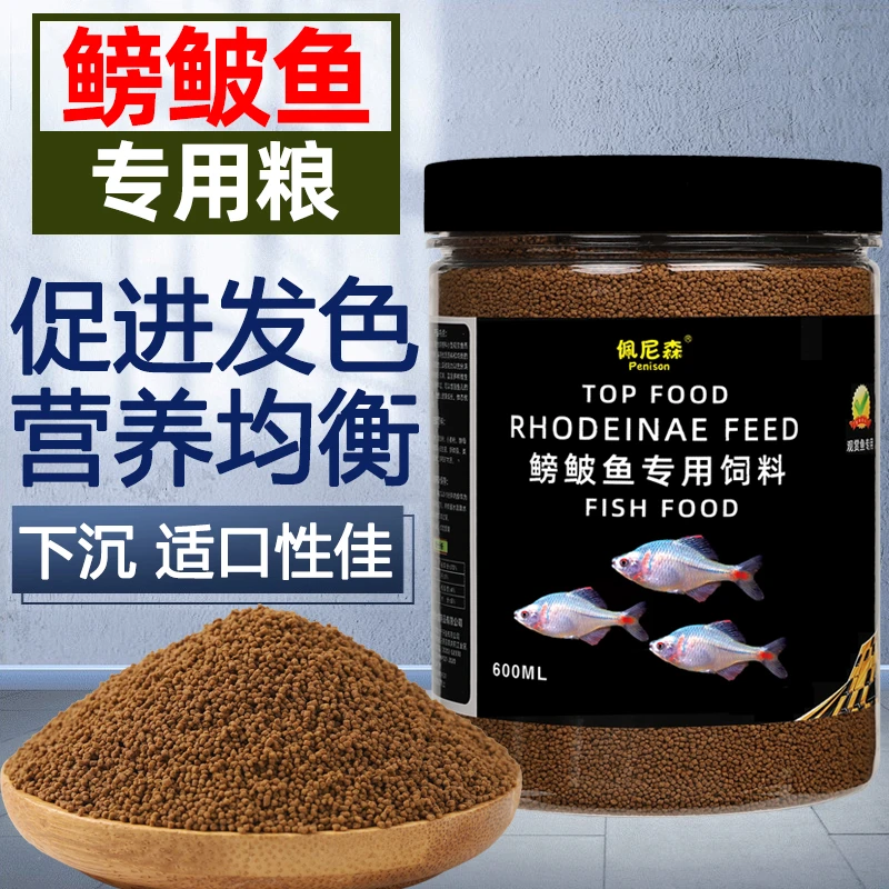 佩尼森鱼食鳑鲏鱼专用饲料麦穗鱼旁皮斗鱼小型鱼原生鱼小颗粒鱼粮