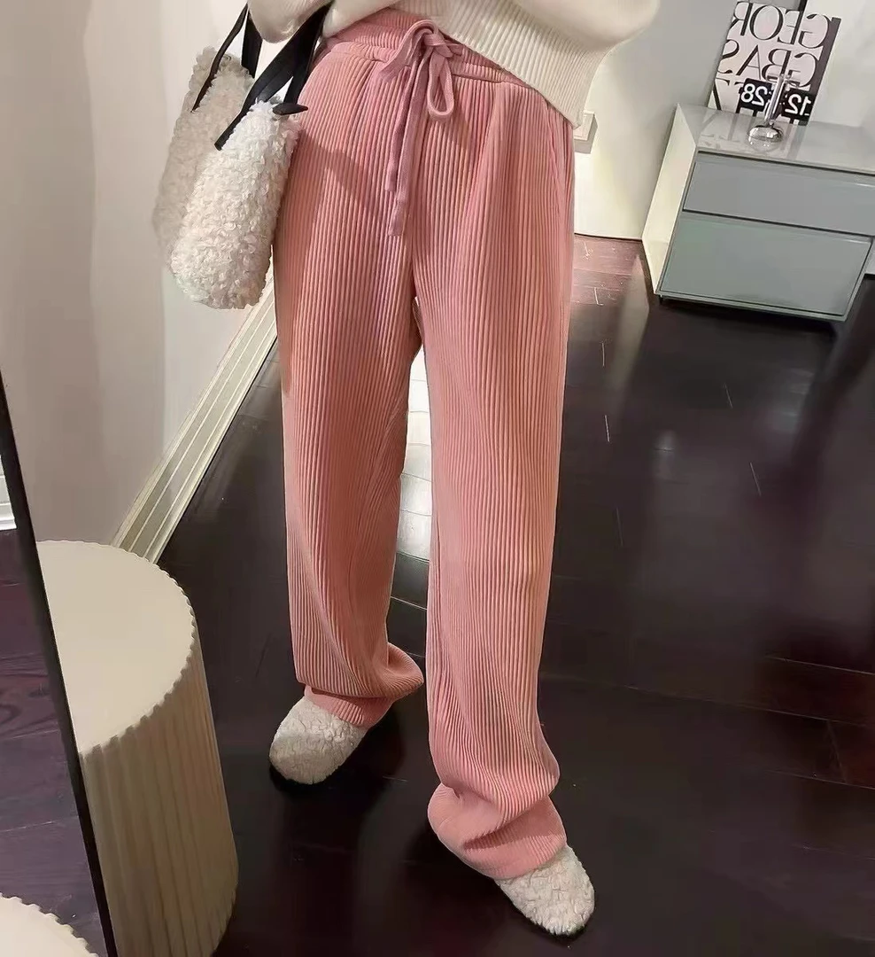 法宝儿精选爆款竖案纹直筒裤