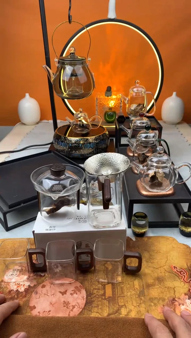 【闪购商品】紫砂茶杯四方印套装4杯