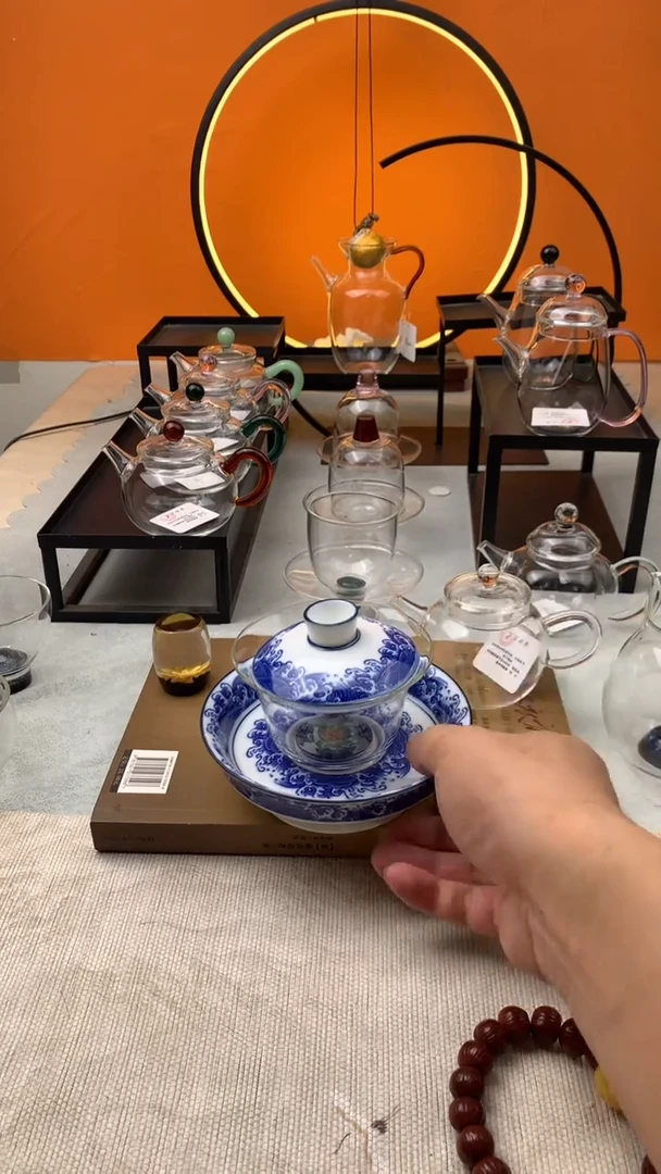 【闪购商品】紫砂茶杯青瓷盖完