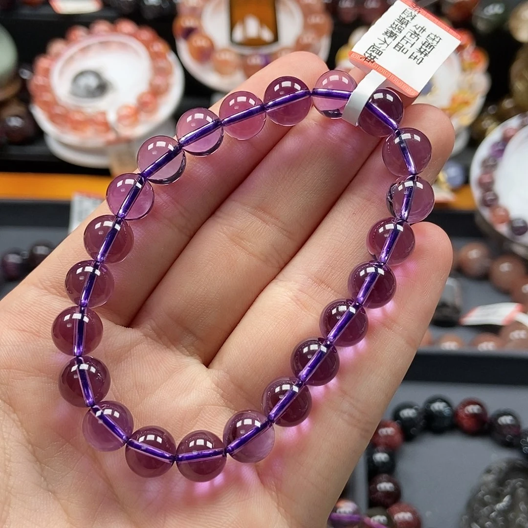 【闪购商品】水晶紫水晶手串未镶嵌葡**柚8.6mm