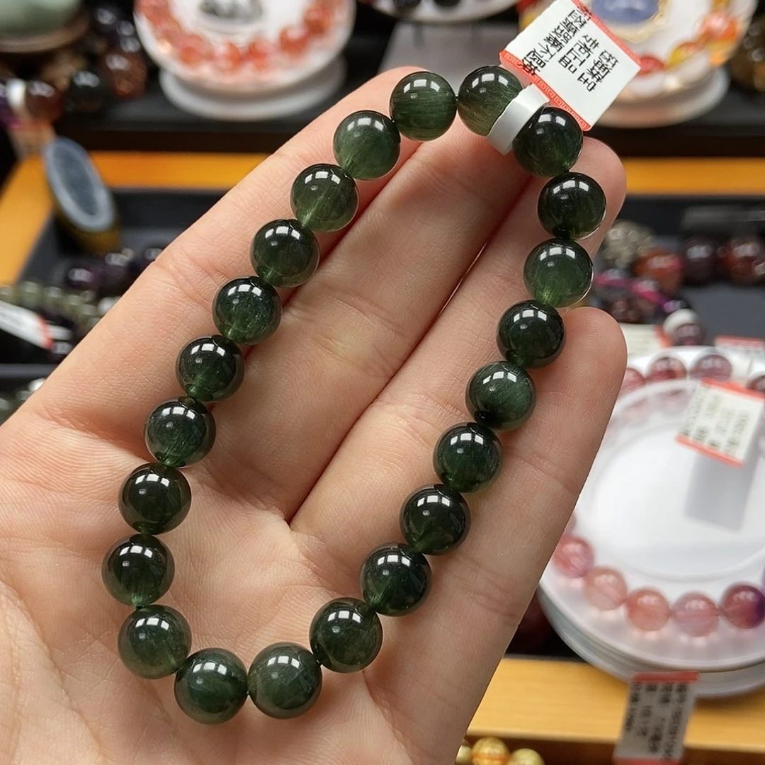 【闪购商品】水晶绿发晶手串未镶嵌8.5mm