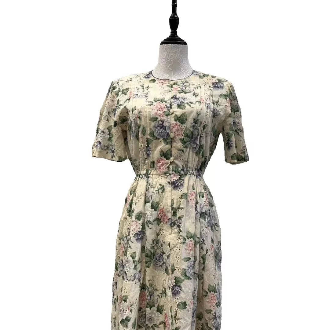 【大雄家】日系复古设计款气质秋冬毛呢大衣连衣裙