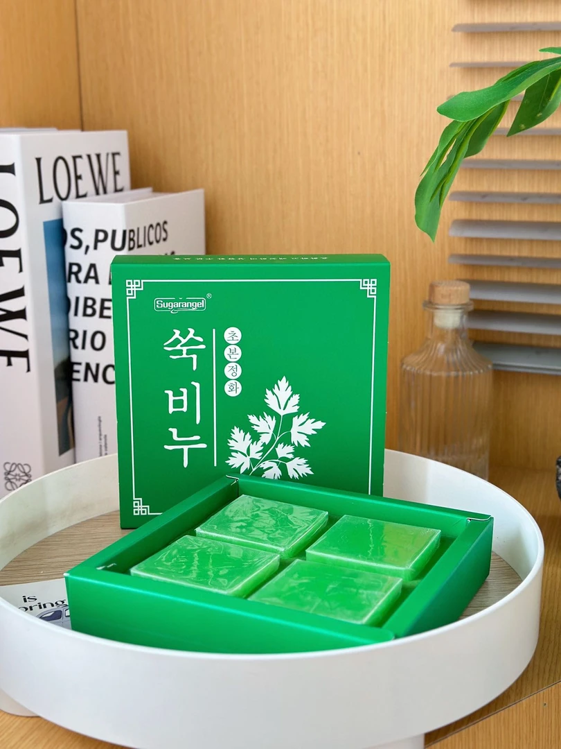 艾草伏湿皂沐浴洗澡止痒艾叶精油皂洗脸香皂正品官方品牌洁面肥皂