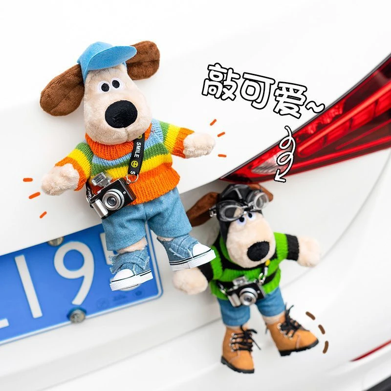 汽车外挂玩偶娃娃后备箱挂件车尾挂饰电动车机车装饰可拆卸公仔