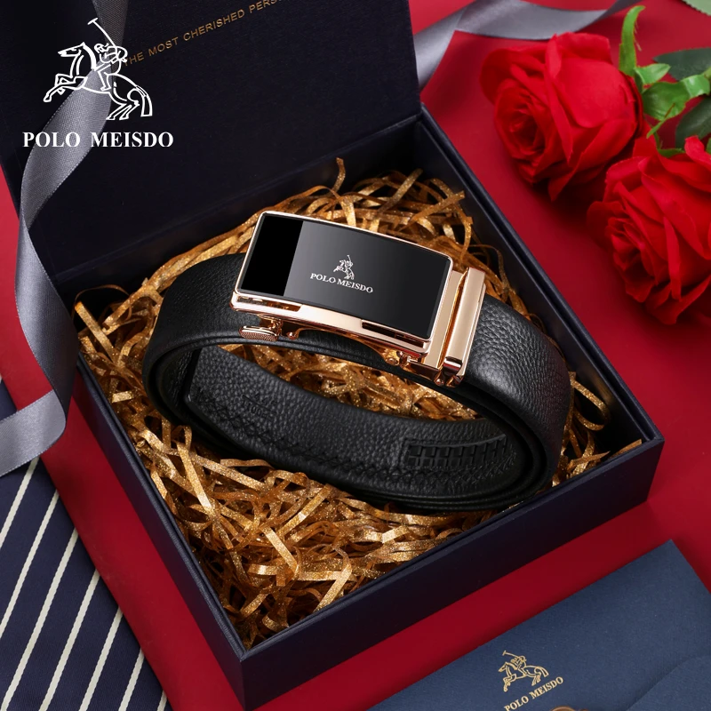 保罗美思得男士皮带真皮高档奢侈品裤带商务正品名牌腰带新款礼物