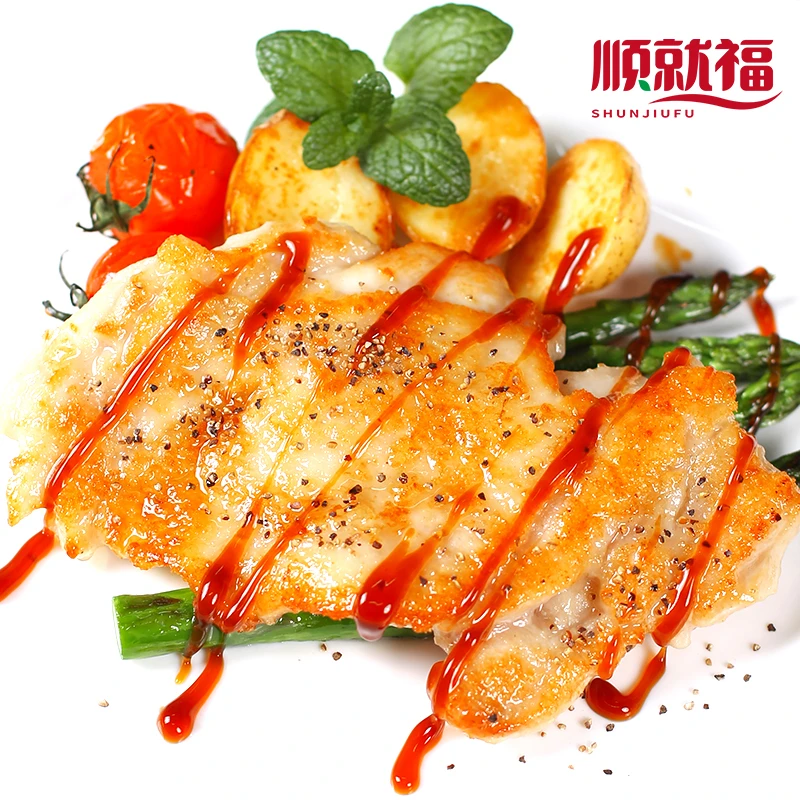 顺就福黑椒蒜香组合鸡腿扒鸡扒整切去骨鸡排香煎鸡扒汉堡专用精选