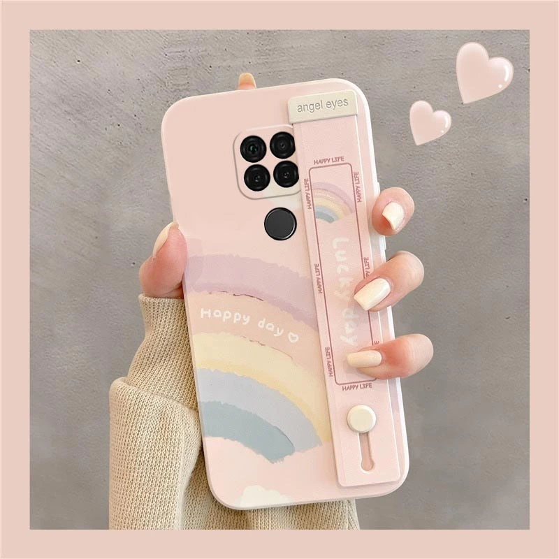 适用于华为Nova5Z手机壳彩虹腕带小清新绘彩SPN-AL00潮流防摔软壳