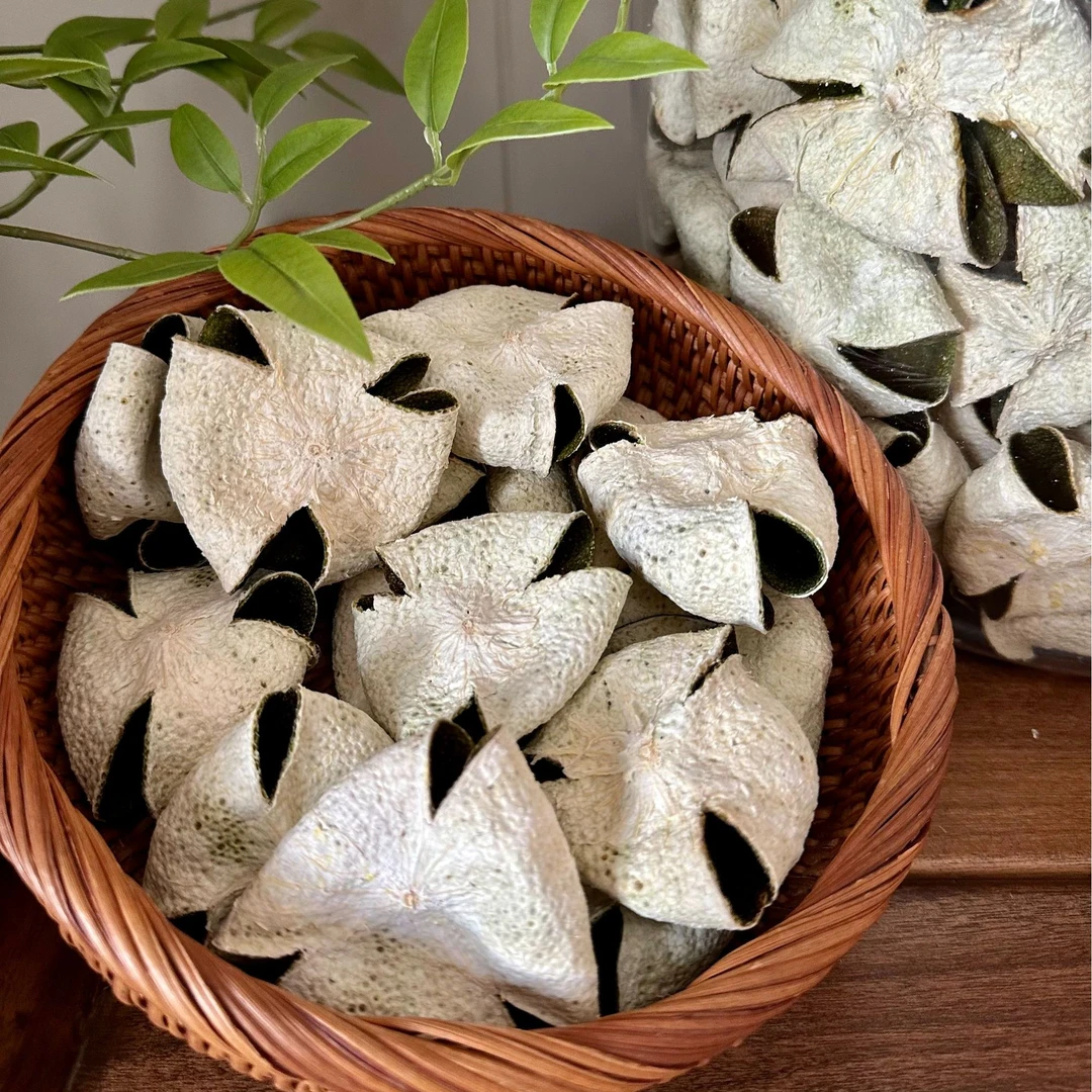 【天然卷花】2024年梅江圈枝大青【柑香+奶香】龙年珍藏【新会陈皮】