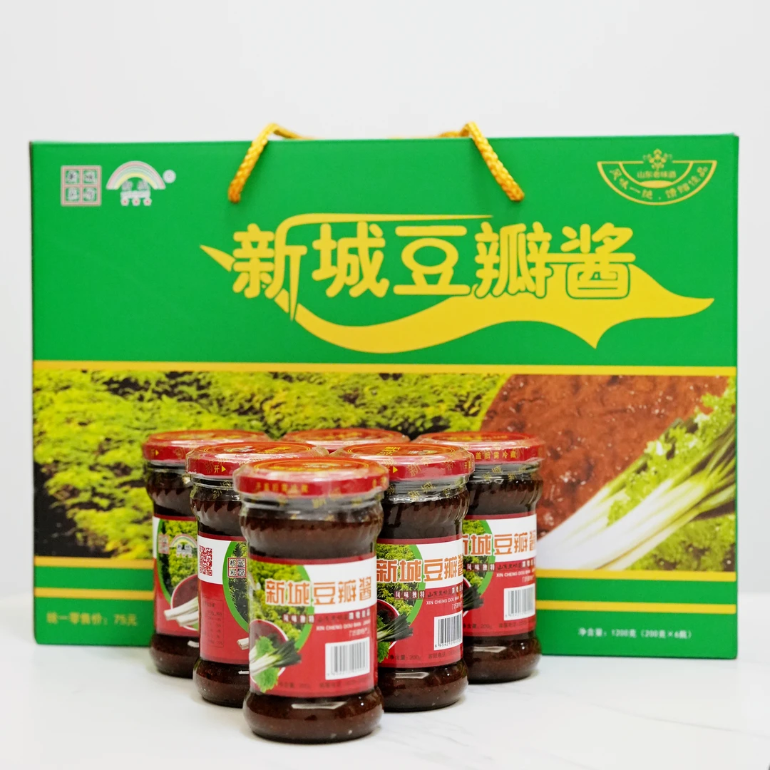 山东沂蒙特产新城豆瓣酱黄豆酱即食食用调味料炒菜专用蘸酱风味