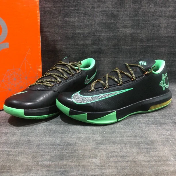 45码/杜兰特 KD6 Brazil 巴西黑绿 全新 未下地 带原盒 篮球鞋