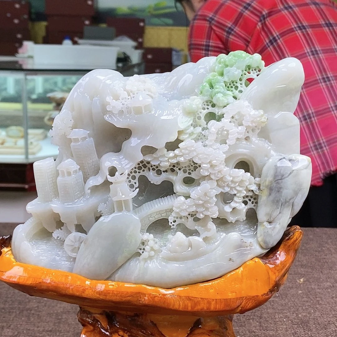 和田玉颈饰未镶嵌
