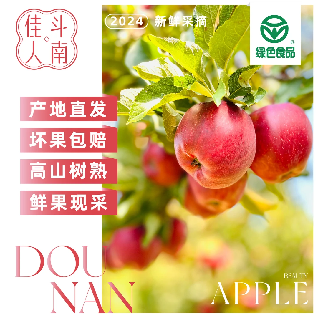 ｜绿色认证｜斗南苹果/4.2-5斤 高山树熟 种植健康安全 好吃营养高