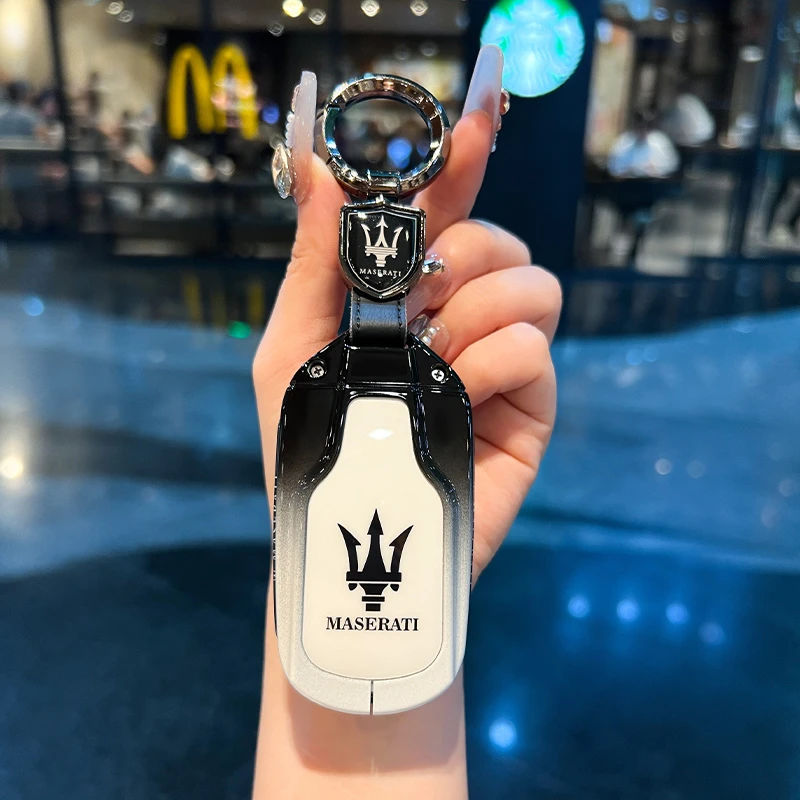 适用玛莎拉蒂总裁钥匙套Ghibli吉博力壳Levante莱万特MC20车包扣