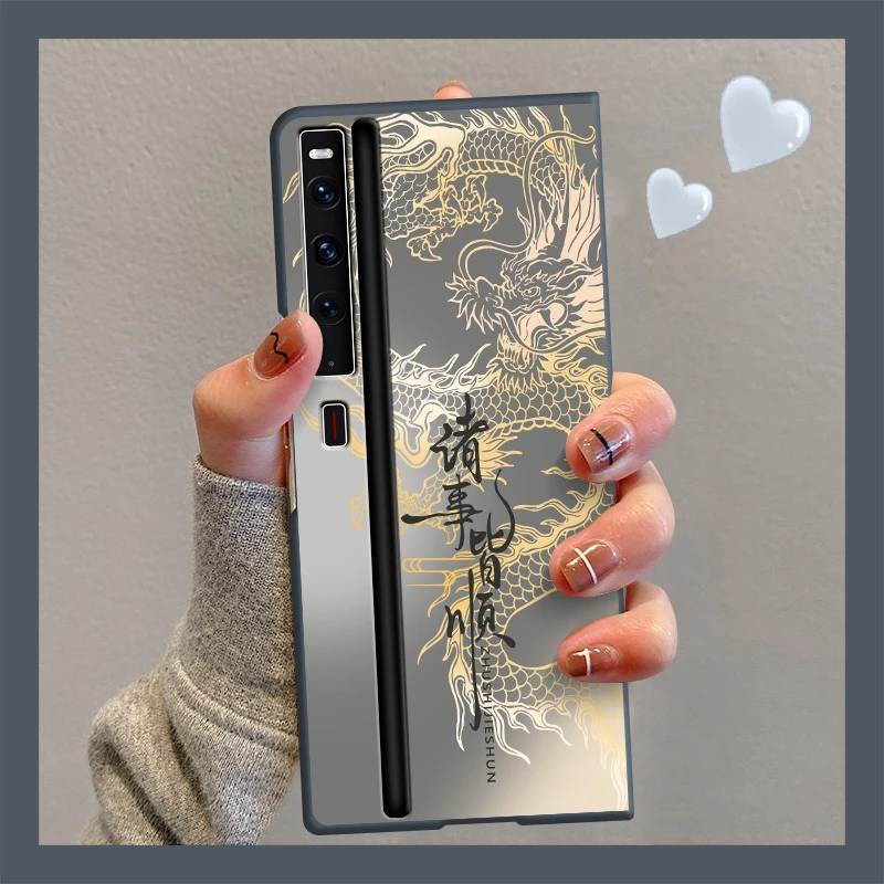 适用于华为mateXs2手机保护壳2024新款全包中国龙本命年国潮龙年m