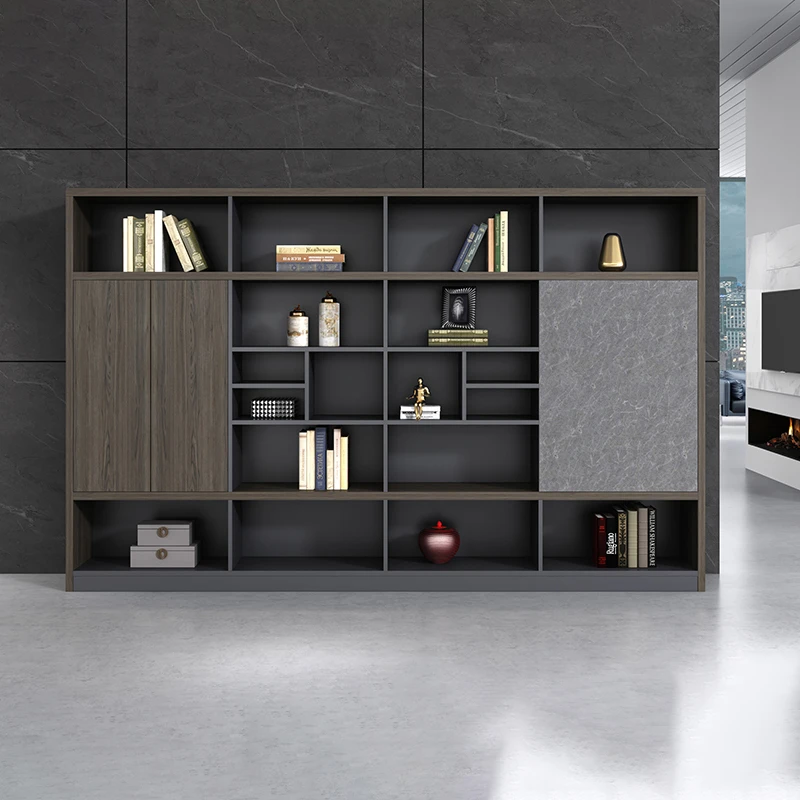 文件柜办公室简约现代档案柜办公柜柜子落地老板室总裁室办公书柜