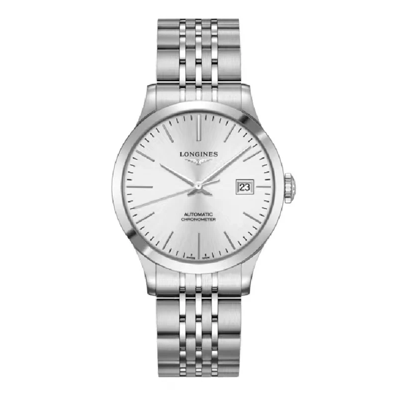 99新 Longines/浪琴 L2.820.4.76.6开创者/表径38.5