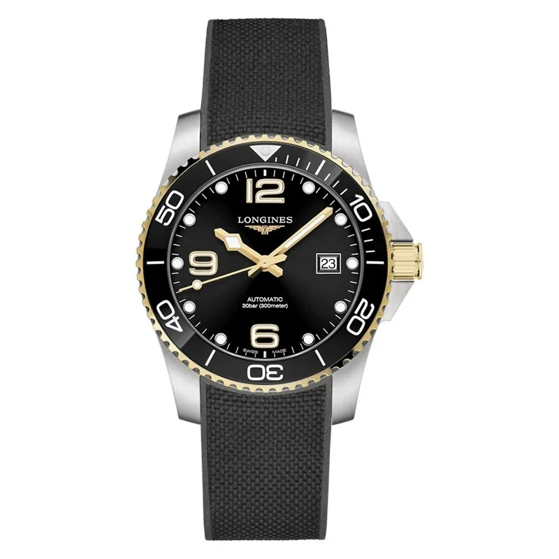 99新 Longines/浪琴 L3.781.3.5.69/康卡斯781潜水间金/41表径