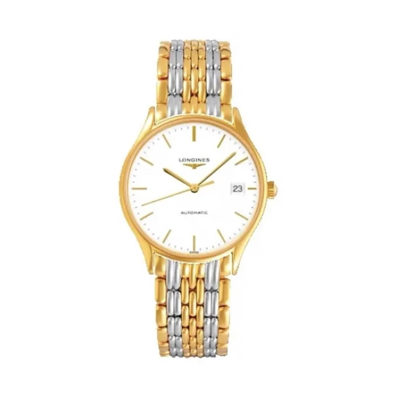99新 Longines/浪琴 L4.960.2.12.7浪琴律雅960白盘条刻/38.5表径