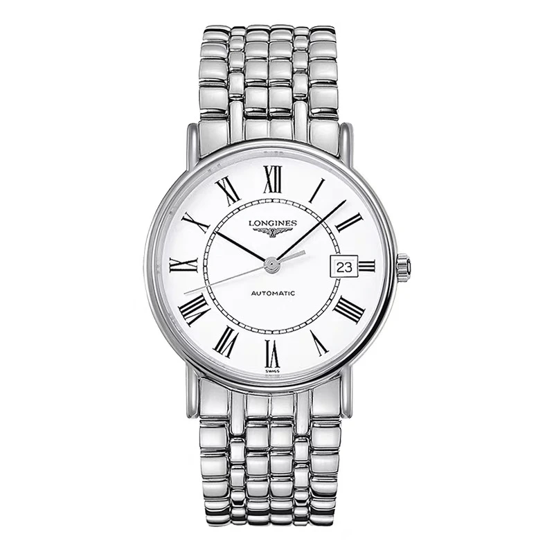 99新 Longines/浪琴 L4.921.4.11.6/瑰丽921罗马带轨道/38.5表径