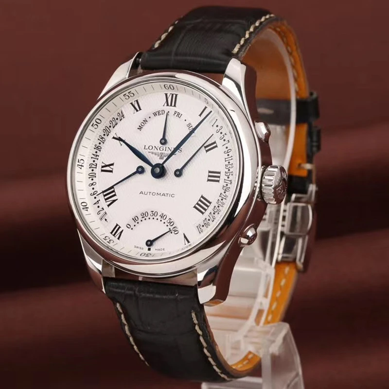 99新 Longines/浪琴 L2.715.4.71.3/传统系列逆跳715/41表径