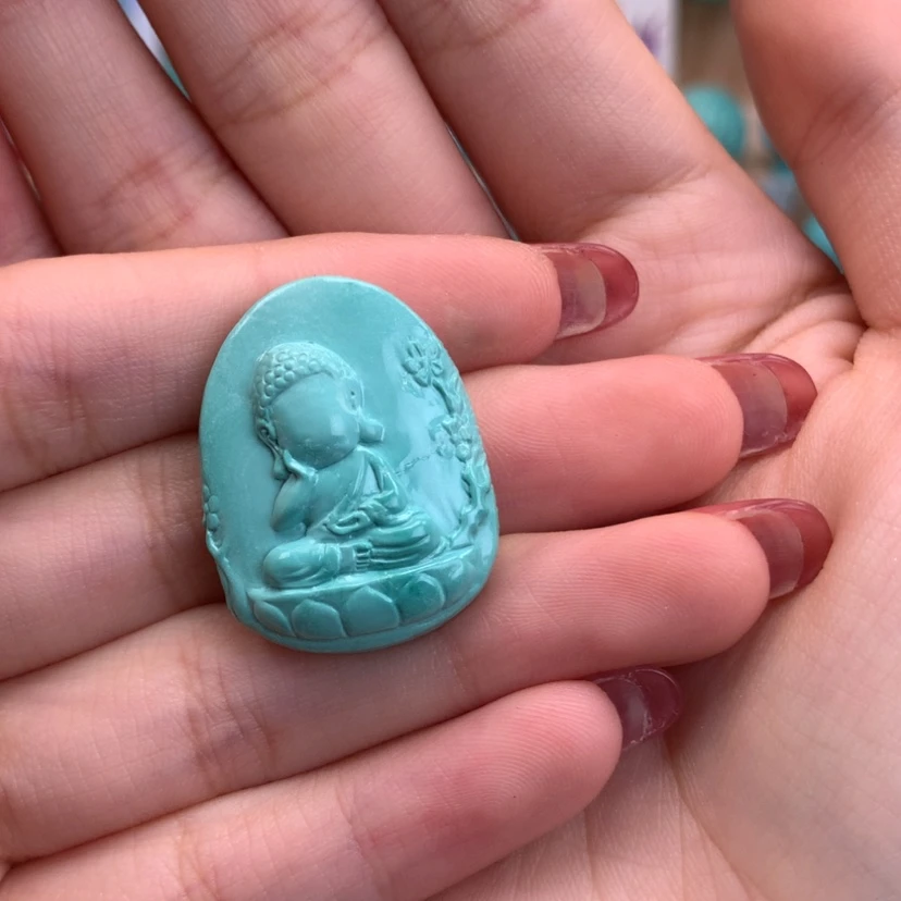 【闪购商品】绿松石雕刻未镶嵌