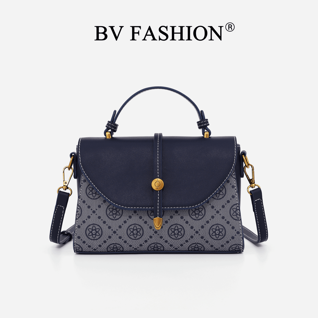 BV FASHION经典时尚休闲百搭女士手提斜挎包DK24055314宝蓝色