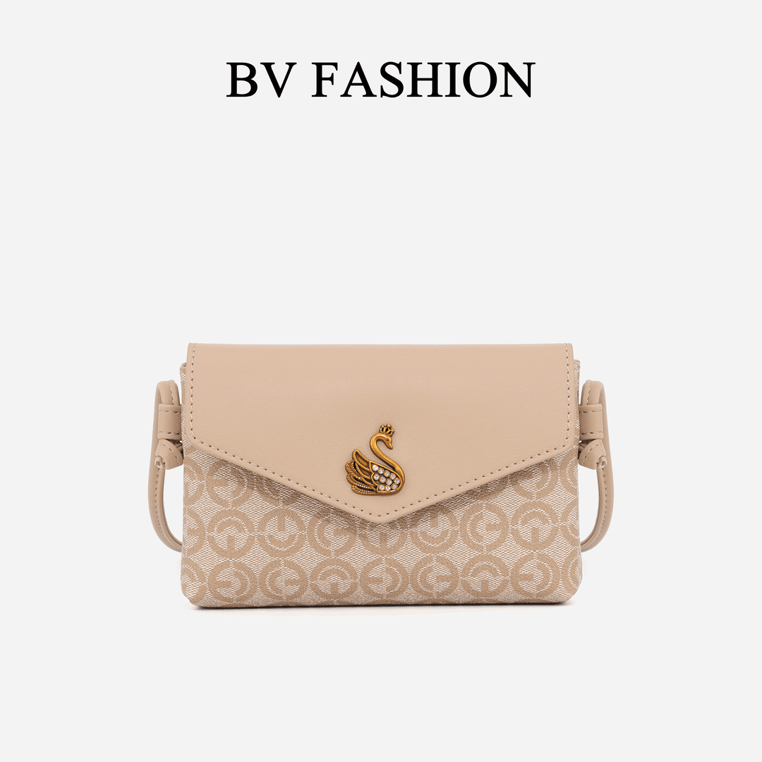 BV FASHION时尚简约手机包女士百搭斜挎小包CZ24065759卡其色