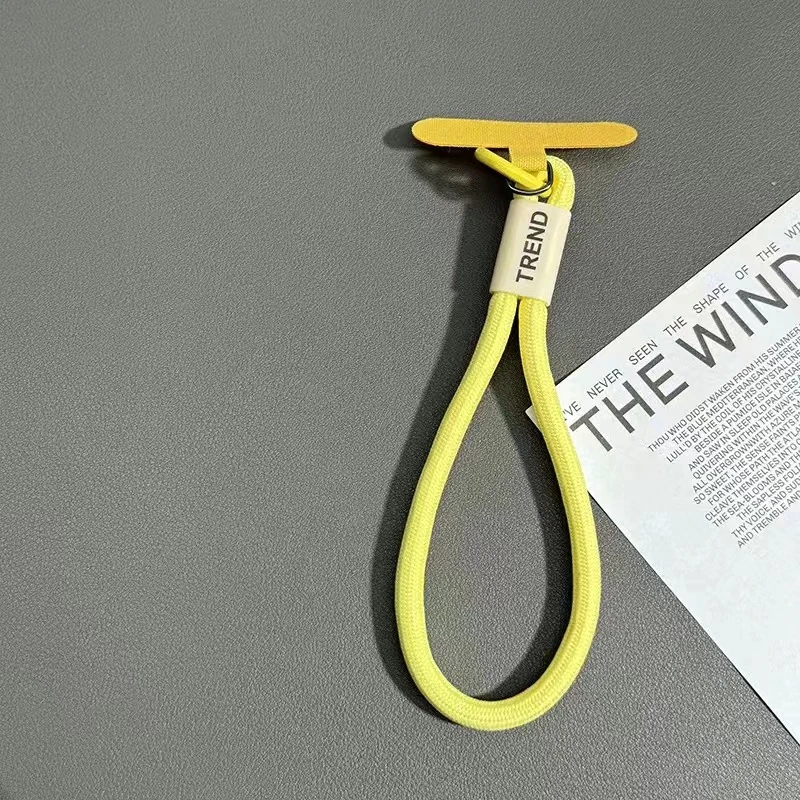 手机链含夹片ins短款简约风手机挂绳盖固纯色挂绳短绳女款ccd相机