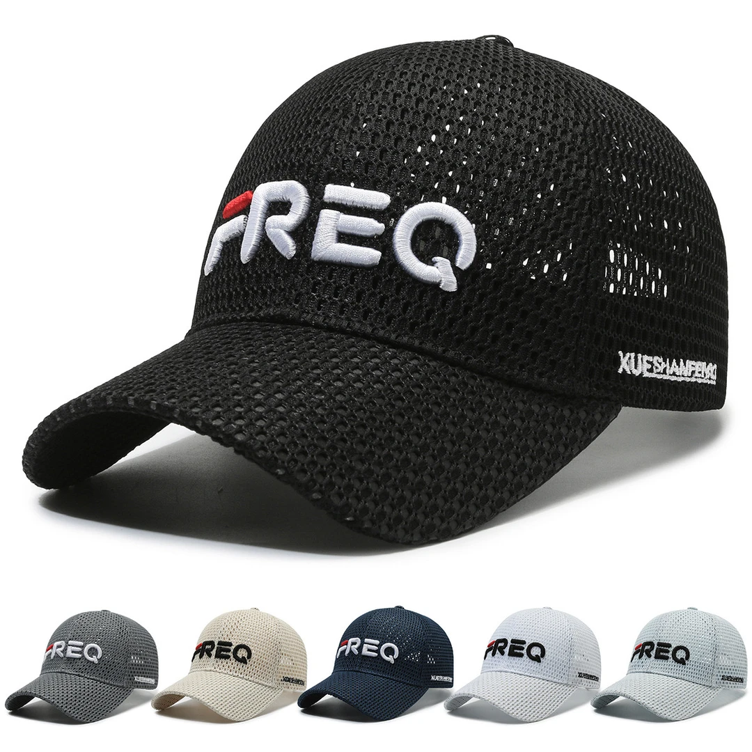 [专柜正品]FREQ品牌夏季冰丝网眼棒球帽遮阳防嗮透气舒适休闲百搭