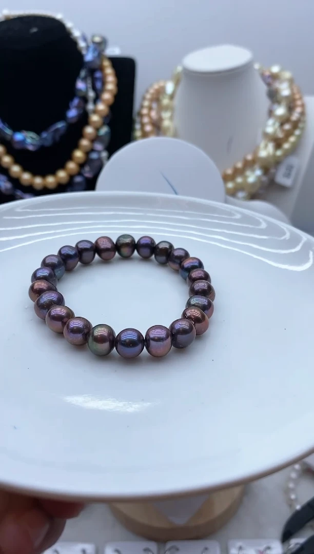 【闪购商品】淡水珍珠颈饰钛钢99