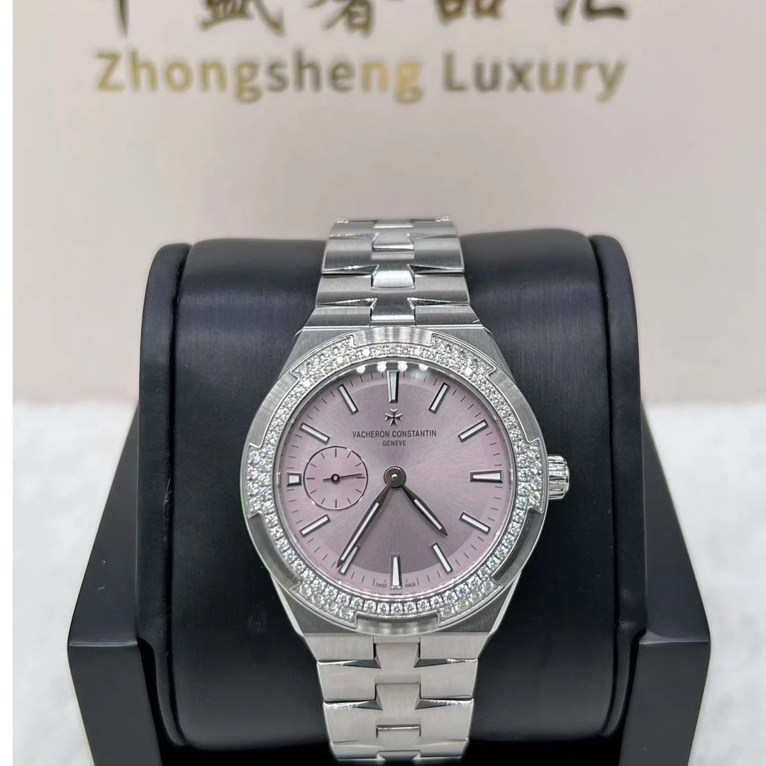 95新 Vacheron Constantin/江诗丹顿 2305V钻圈粉盘23年时尚女表