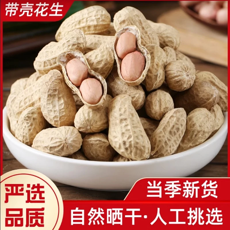 【粉丝专属】龙岩花生白晒蒜香五香多味湿烤花生下酒菜坚果炒货零食