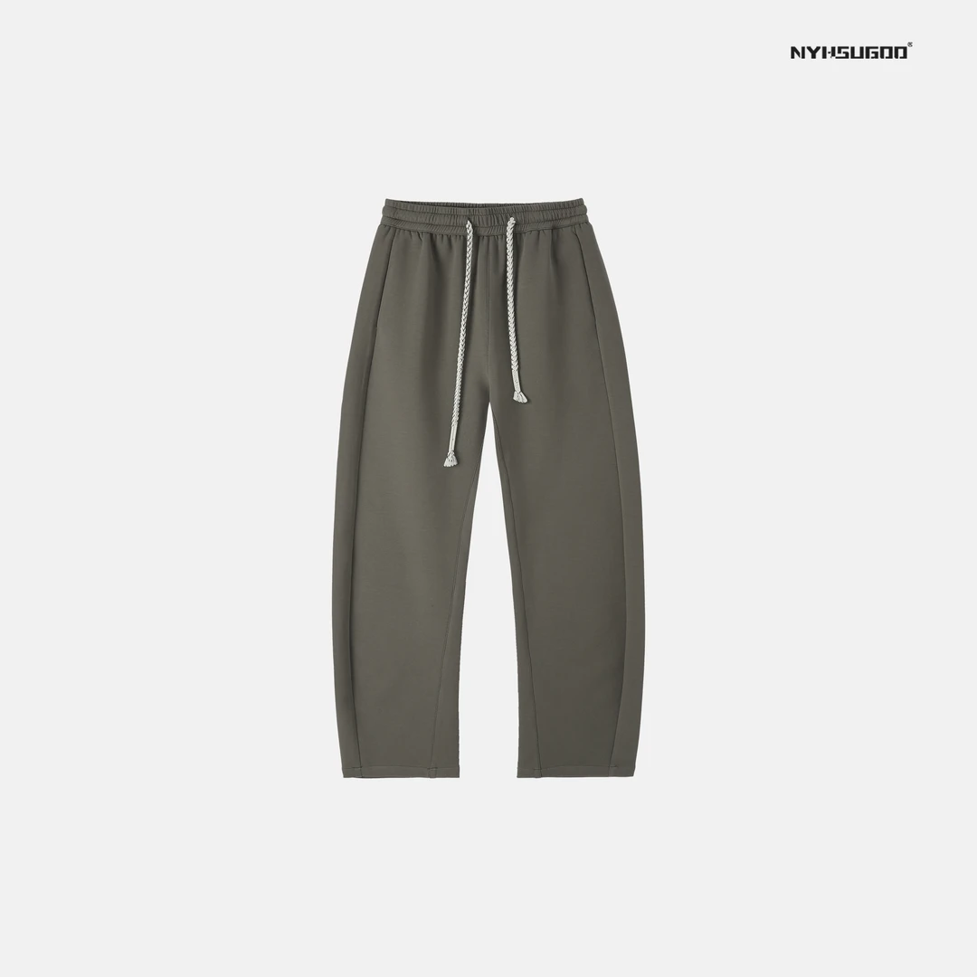 NYHSUGOO/南乙N3168早秋男士极简韩系抽绳卫裤百搭情侣运动长裤