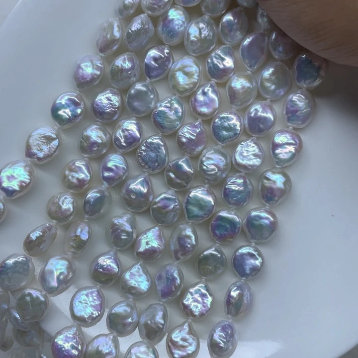 淡水珍珠颈饰银S925镶嵌多样性发一